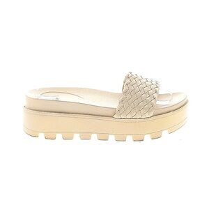 platform slide ivory EUC SIZE 8.5 great for beach very comfy
